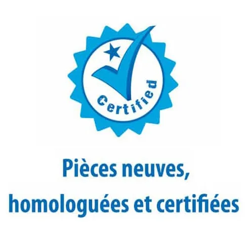Pièces neuves, homologuées et certifiées
